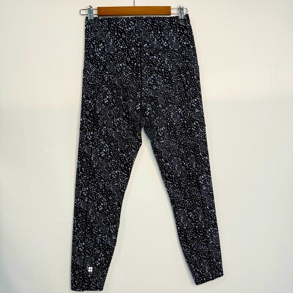 Sweaty Betty Power Leggings High Waist Celestial Dot Size M Crop Workout Black - Picture 1 of 15